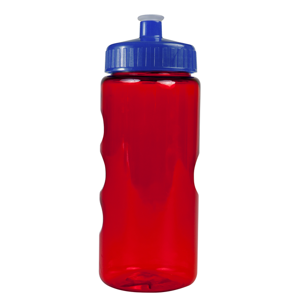 Finger Grip Tritan™ Translucent Bottle, 22oz. - Push Pull Lid