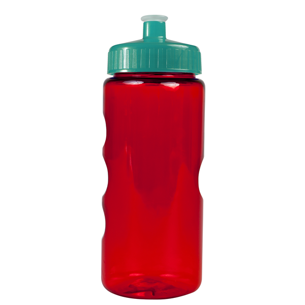 Finger Grip Tritan™ Translucent Bottle, 22oz. - Push Pull Lid