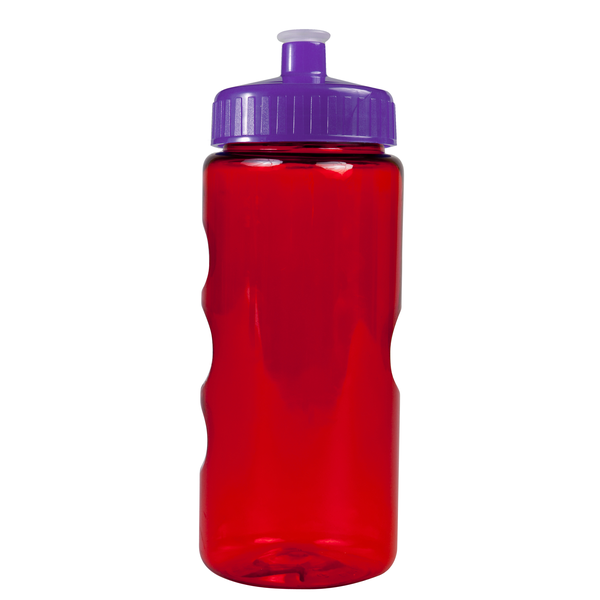 Finger Grip Tritan™ Translucent Bottle, 22oz. - Push Pull Lid