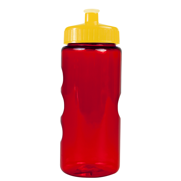 Finger Grip Tritan™ Translucent Bottle, 22oz. - Push Pull Lid