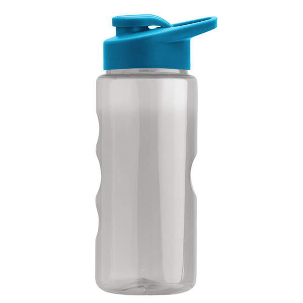 Finger Grip Tritan™ Translucent Bottle, 22oz. - Drink Thru Lid