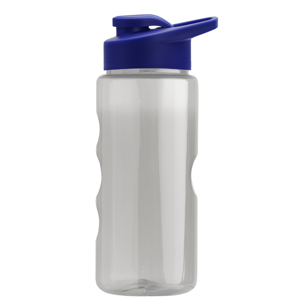 Finger Grip Tritan™ Translucent Bottle, 22oz. - Drink Thru Lid