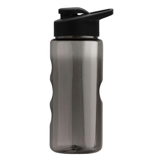 Finger Grip Tritan™ Translucent Bottle, 22oz. - Drink Thru Lid