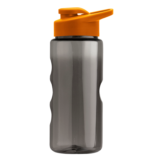 Finger Grip Tritan™ Translucent Bottle, 22oz. - Drink Thru Lid