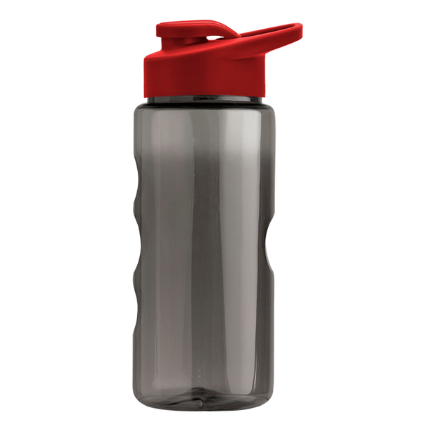 Finger Grip Tritan™ Translucent Bottle, 22oz. - Drink Thru Lid