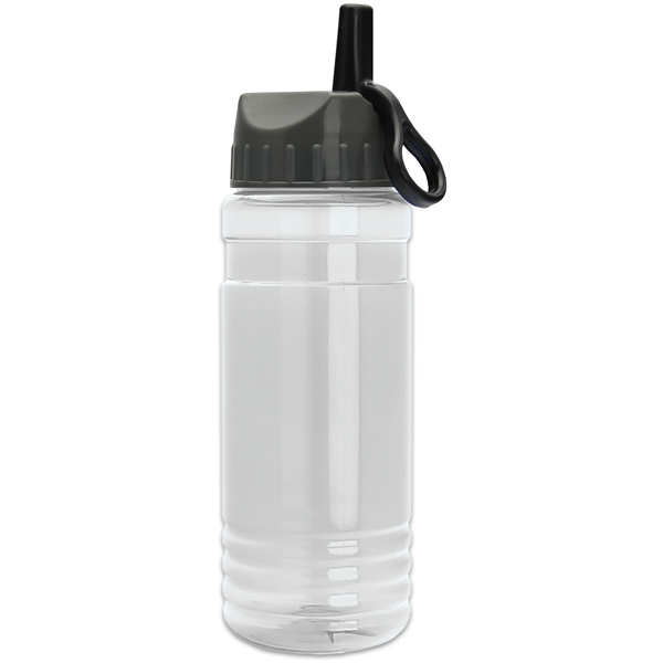Groove Tritan™ Transparent Sports Bottle, 20oz. - Ring Straw Lid