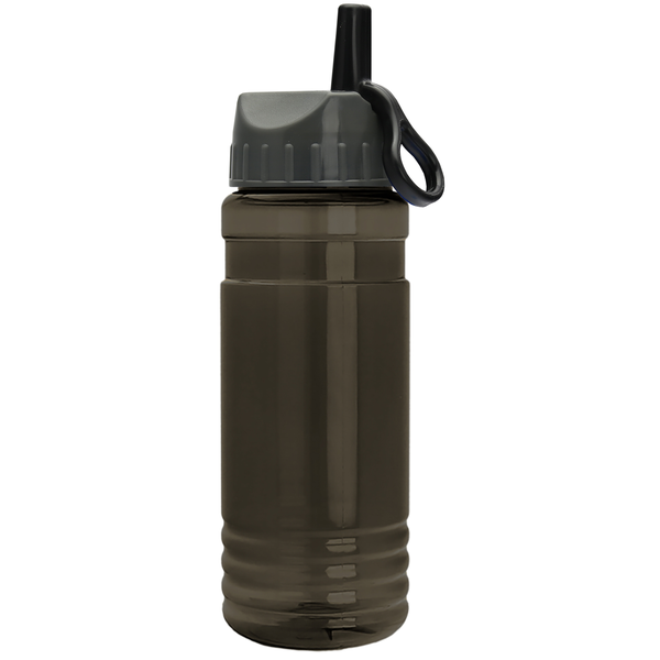 Groove Tritan™ Transparent Sports Bottle, 20oz. - Ring Straw Lid