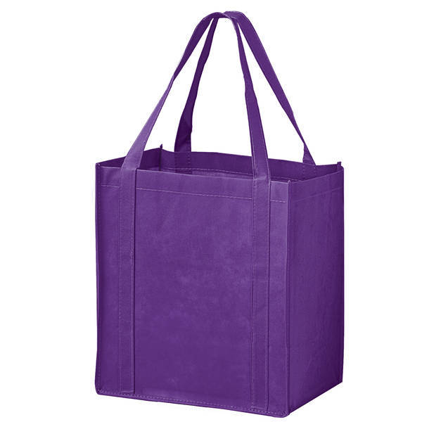 Price Buster Non-Woven Grocery Tote with Poly Board Insert