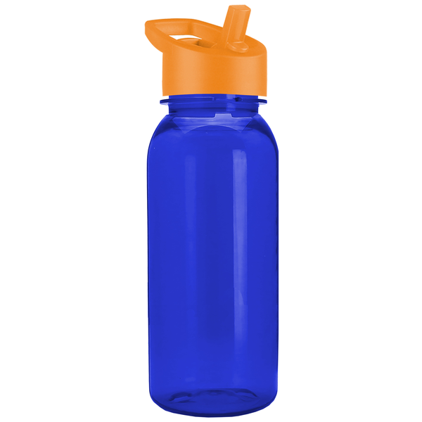 Cadet Tritan™ Transparent Sport Bottle, 18oz. - Flip Straw Lid