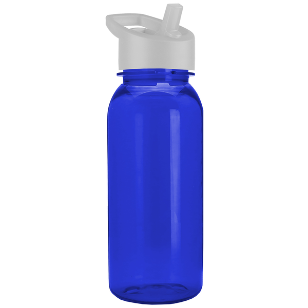 Cadet Tritan™ Transparent Sport Bottle, 18oz. - Flip Straw Lid
