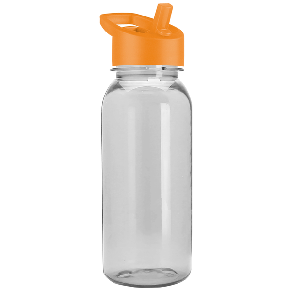 Cadet Tritan™ Transparent Sport Bottle, 18oz. - Flip Straw Lid