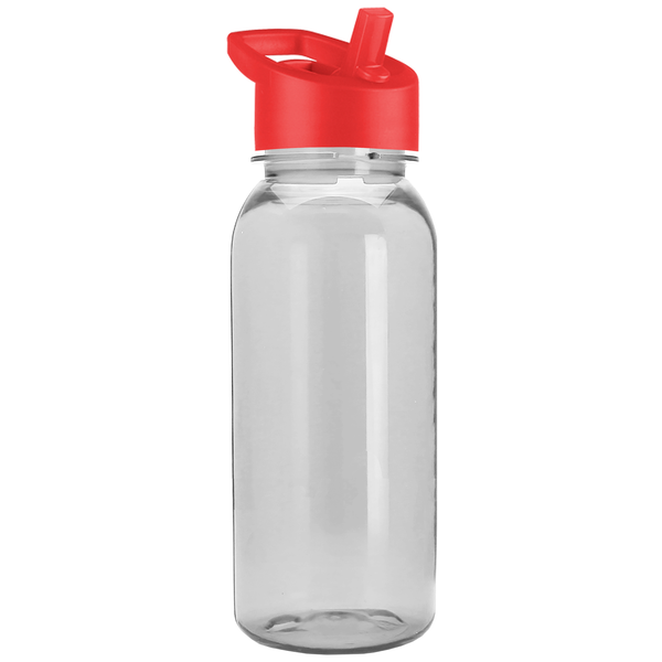 Cadet Tritan™ Transparent Sport Bottle, 18oz. - Flip Straw Lid