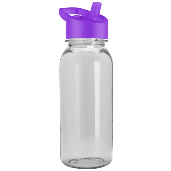 Cadet Tritan™ Transparent Sport Bottle, 18oz. - Flip Straw Lid