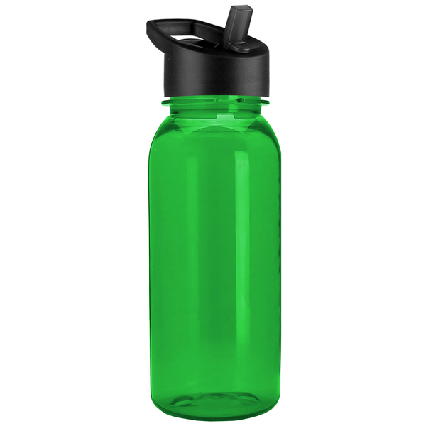 Cadet Tritan™ Transparent Sport Bottle, 18oz. - Flip Straw Lid