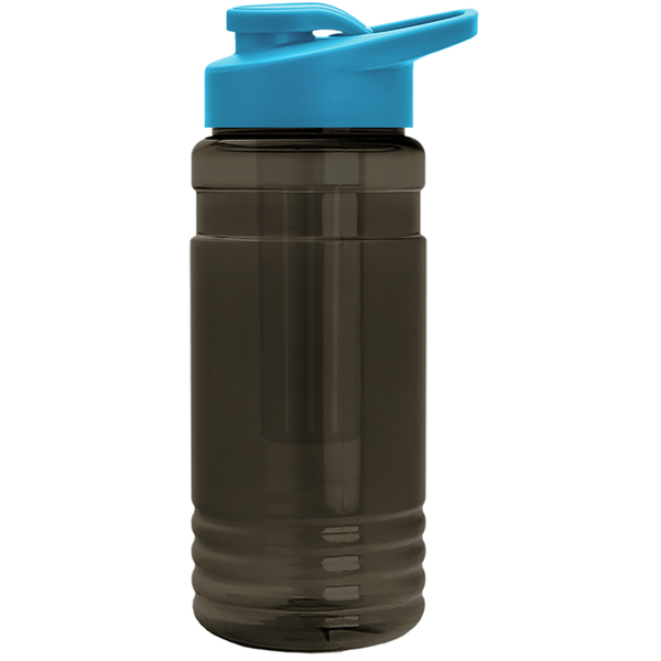 Groove Infuser Tritan™ Transparent Bottle, 20oz. - Drink Thru Lid