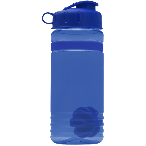 Grip Stripe Shaker Tritan™ Bottle, 20oz. - Flip Top Lid