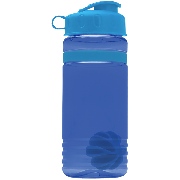 Grip Stripe Shaker Tritan™ Bottle, 20oz. - Flip Top Lid