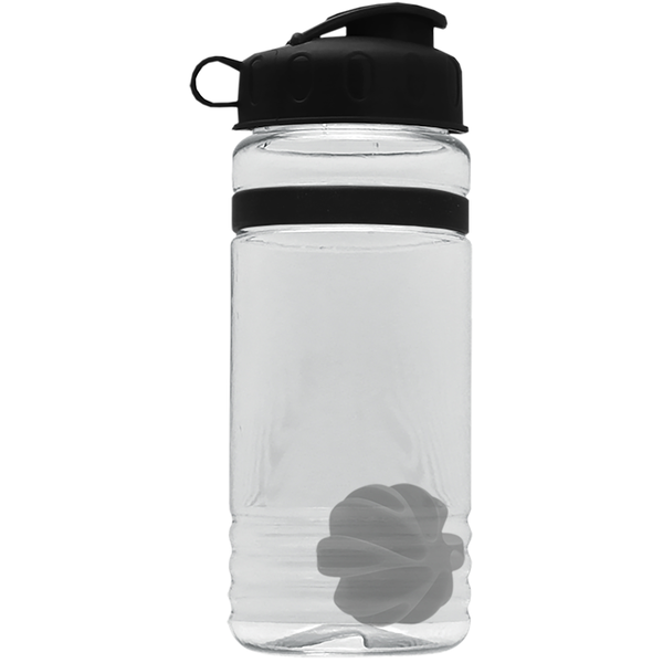 Grip Stripe Shaker Tritan™ Bottle, 20oz. - Flip Top Lid