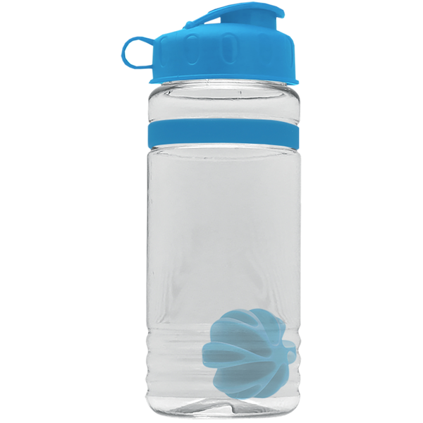 Grip Stripe Shaker Tritan™ Bottle, 20oz. - Flip Top Lid