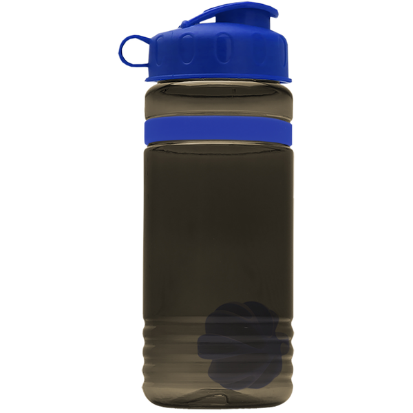 Grip Stripe Shaker Tritan™ Bottle, 20oz. - Flip Top Lid