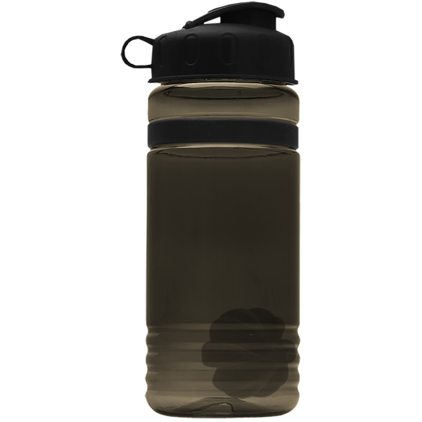 Grip Stripe Shaker Tritan™ Bottle, 20oz. - Flip Top Lid