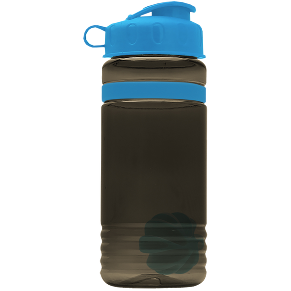 Grip Stripe Shaker Tritan™ Bottle, 20oz. - Flip Top Lid