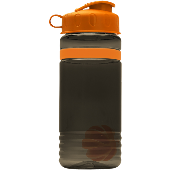 Grip Stripe Shaker Tritan™ Bottle, 20oz. - Flip Top Lid