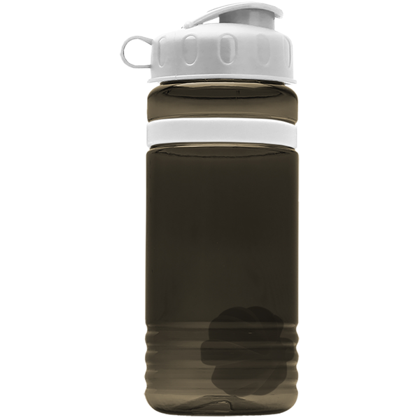 Grip Stripe Shaker Tritan™ Bottle, 20oz. - Flip Top Lid