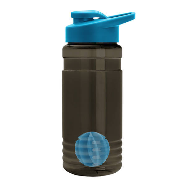 Groove Shaker Tritan™ Transparent Bottle, 20oz. - Drink Thru Lid