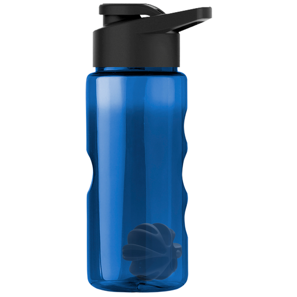 Finger Grip Shaker Tritan™ Transparent Bottle, 22oz. - Drink Thru Lid