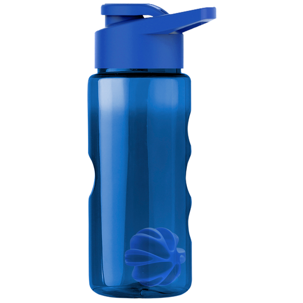 Finger Grip Shaker Tritan™ Transparent Bottle, 22oz. - Drink Thru Lid