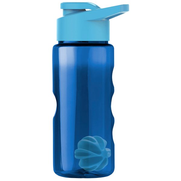 Finger Grip Shaker Tritan™ Transparent Bottle, 22oz. - Drink Thru Lid