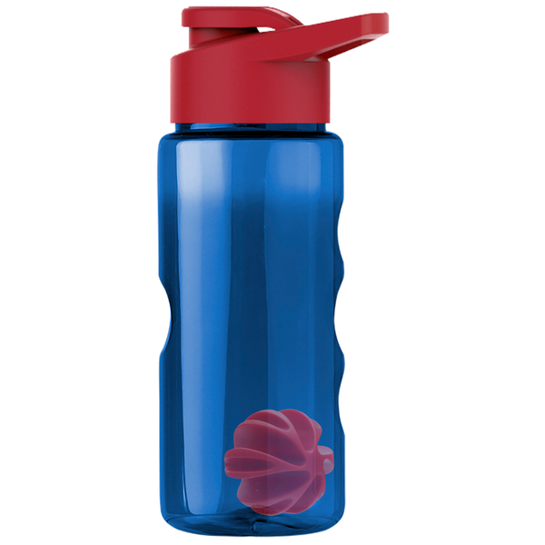 Finger Grip Shaker Tritan™ Transparent Bottle, 22oz. - Drink Thru Lid