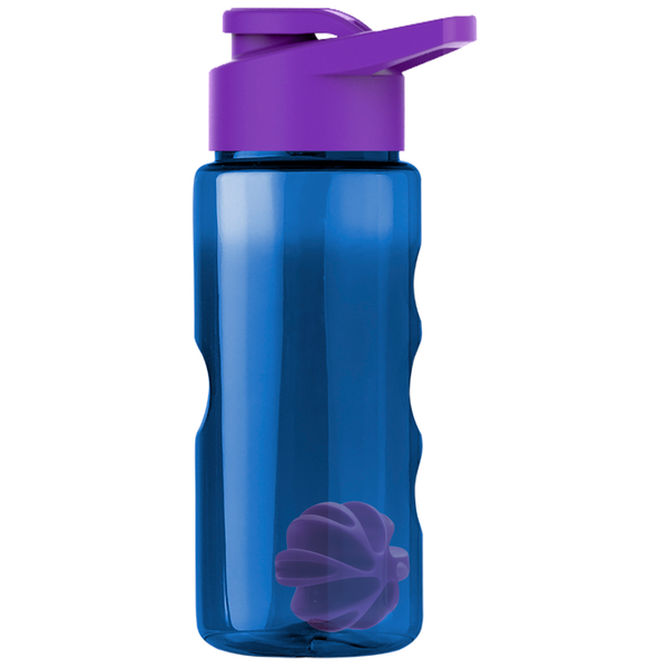 Finger Grip Shaker Tritan™ Transparent Bottle, 22oz. - Drink Thru Lid