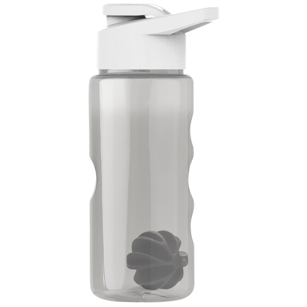Finger Grip Shaker Tritan™ Transparent Bottle, 22oz. - Drink Thru Lid