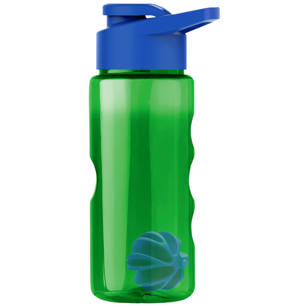 Finger Grip Shaker Tritan™ Transparent Bottle, 22oz. - Drink Thru Lid