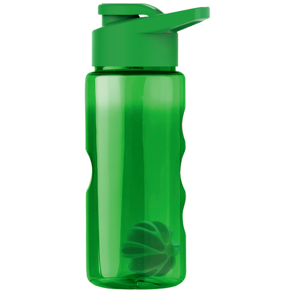 Finger Grip Shaker Tritan™ Transparent Bottle, 22oz. - Drink Thru Lid