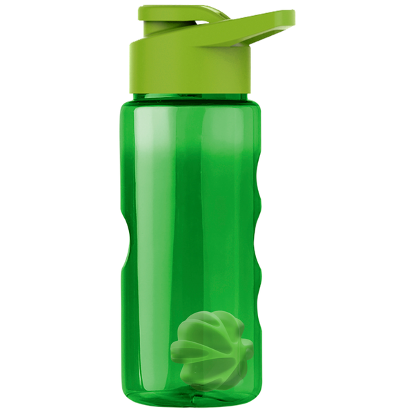 Finger Grip Shaker Tritan™ Transparent Bottle, 22oz. - Drink Thru Lid