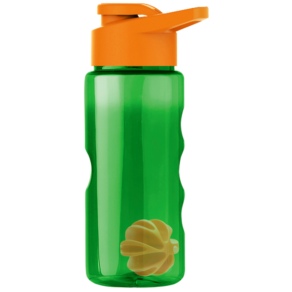 Finger Grip Shaker Tritan™ Transparent Bottle, 22oz. - Drink Thru Lid