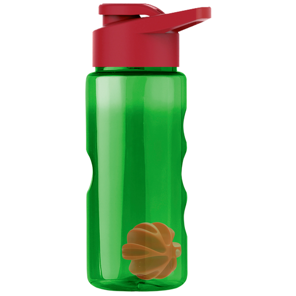 Finger Grip Shaker Tritan™ Transparent Bottle, 22oz. - Drink Thru Lid