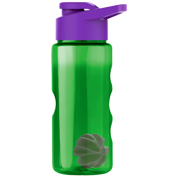 Finger Grip Shaker Tritan™ Transparent Bottle, 22oz. - Drink Thru Lid