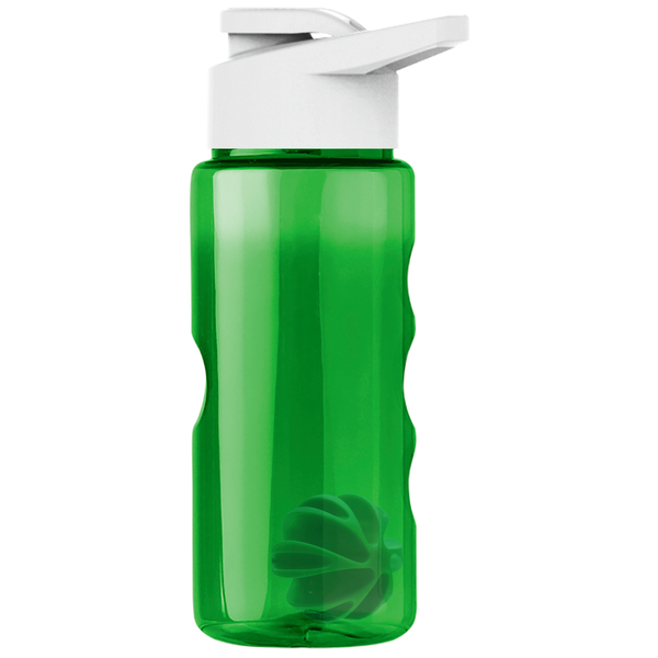 Finger Grip Shaker Tritan™ Transparent Bottle, 22oz. - Drink Thru Lid