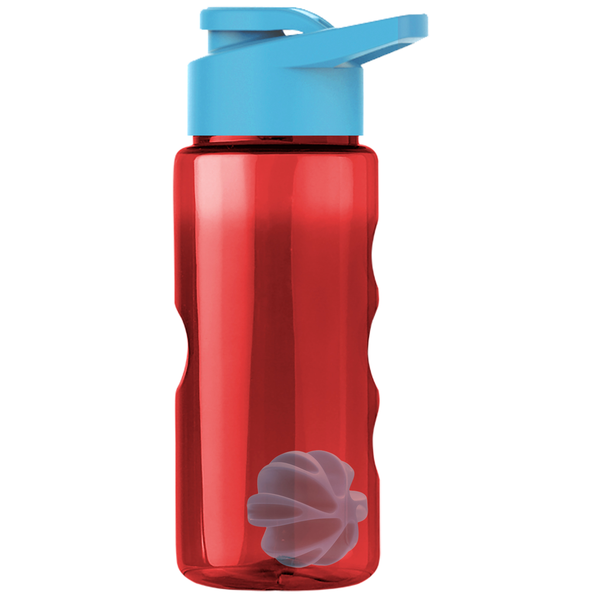 Finger Grip Shaker Tritan™ Transparent Bottle, 22oz. - Drink Thru Lid
