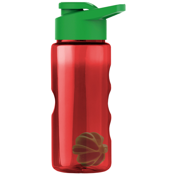 Finger Grip Shaker Tritan™ Transparent Bottle, 22oz. - Drink Thru Lid