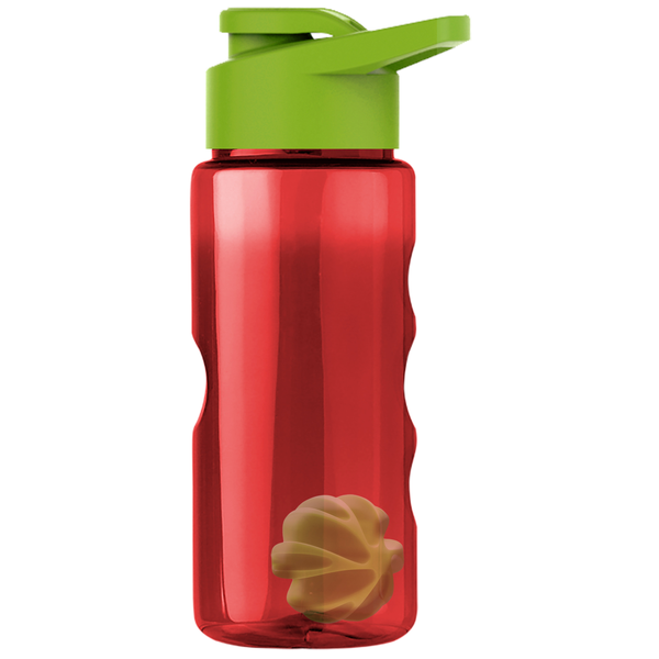 Finger Grip Shaker Tritan™ Transparent Bottle, 22oz. - Drink Thru Lid