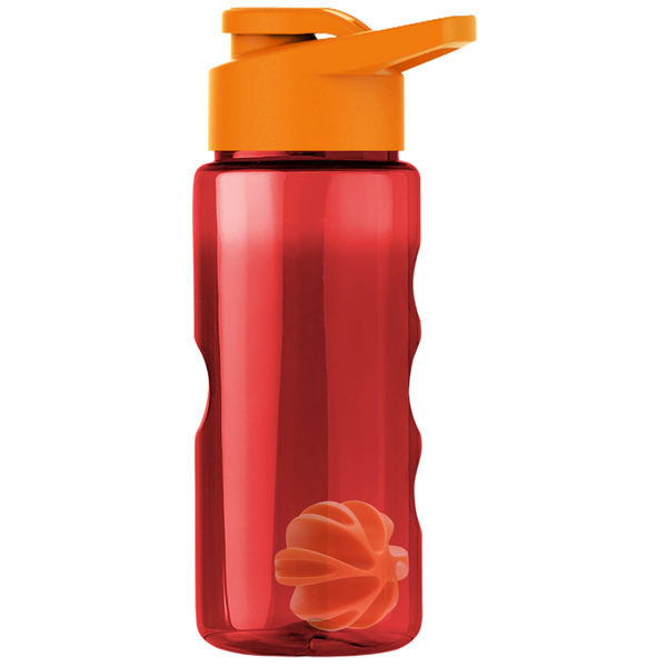 Finger Grip Shaker Tritan™ Transparent Bottle, 22oz. - Drink Thru Lid