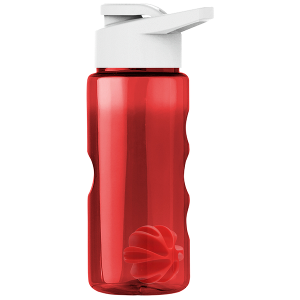 Finger Grip Shaker Tritan™ Transparent Bottle, 22oz. - Drink Thru Lid