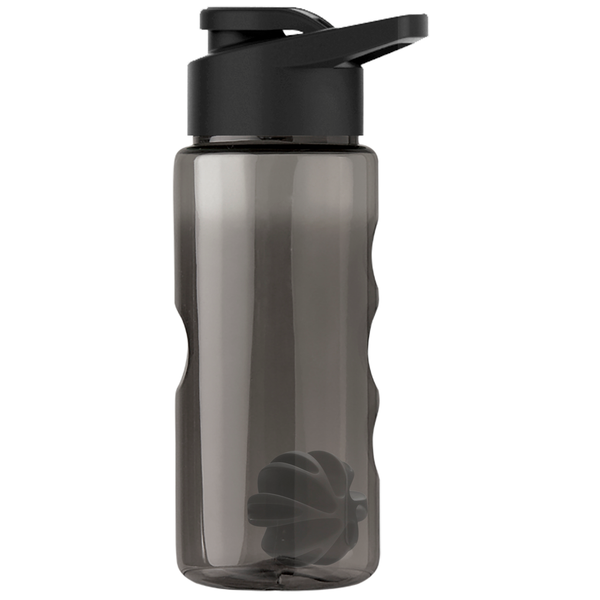 Finger Grip Shaker Tritan™ Transparent Bottle, 22oz. - Drink Thru Lid