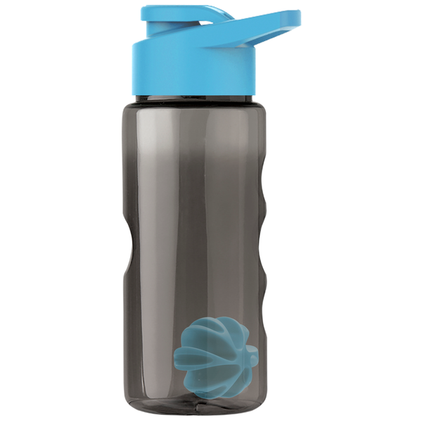 Finger Grip Shaker Tritan™ Transparent Bottle, 22oz. - Drink Thru Lid