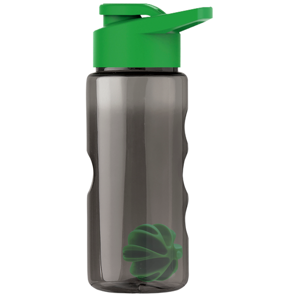 Finger Grip Shaker Tritan™ Transparent Bottle, 22oz. - Drink Thru Lid